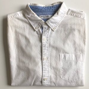 Nautica Slim-Fit Oxford Button-Up